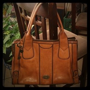 Fossil Vintage Reissue British Tan Toned Leather